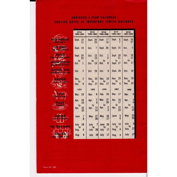 A Child’s Treasure Chest of Jewish Holidays 1953 Booklet Diamond Crystal Salt - Picture 6 of 6